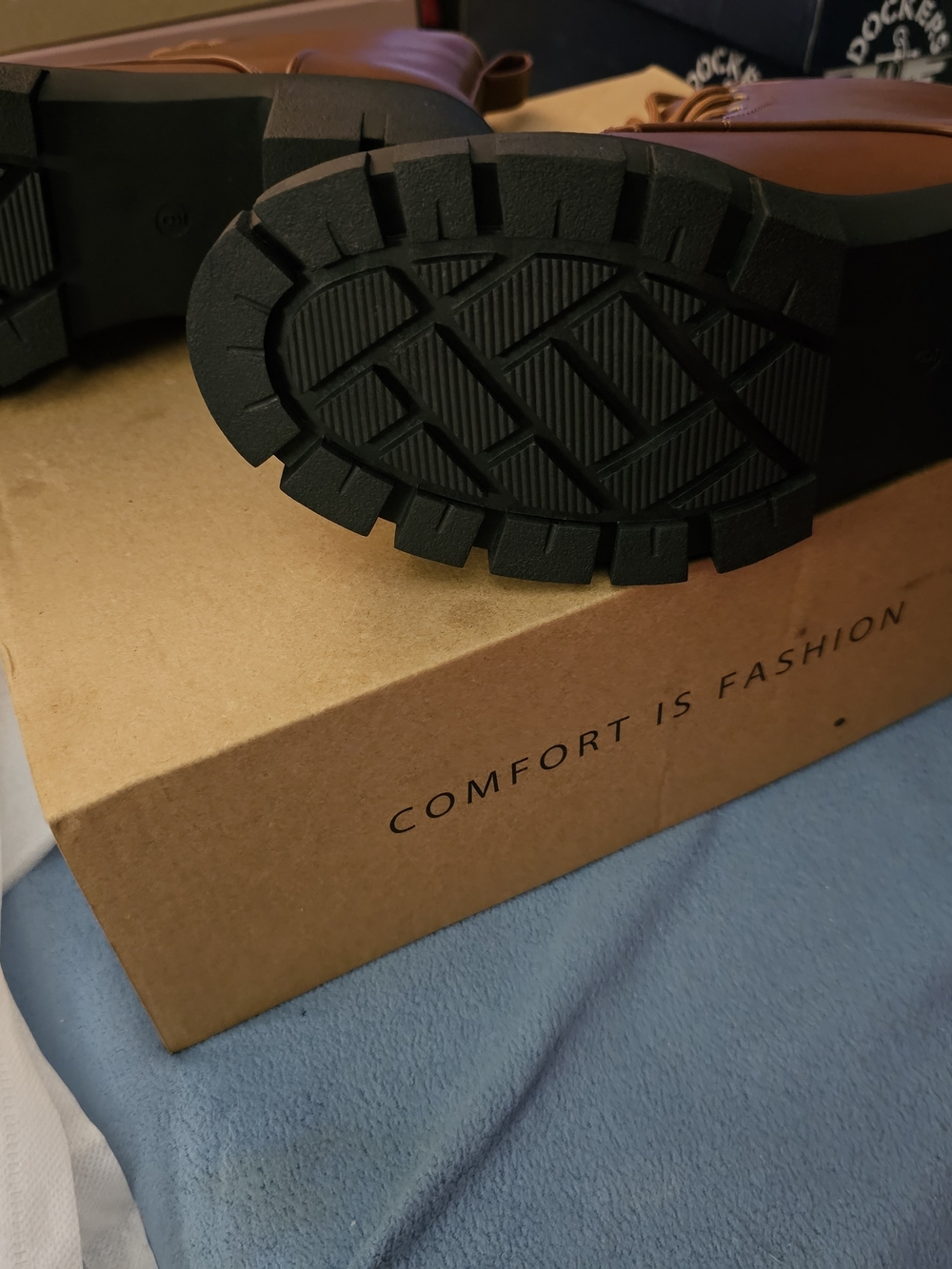 IDIFU Brown Heeled Lace-Up Women's Boots - Picture 3 of 6